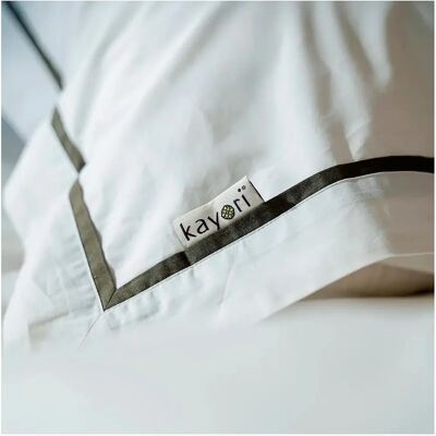 Kayori Yoichi Hvid Percale Dynelagen Sæt - 3 stk Kayori Yoichi Hvid Percale Dynelagen Sæt - 3 stk