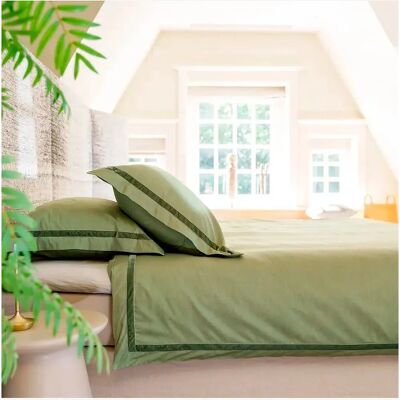 Kayori Yamato Percale Duvet Cover Set - Grønn - 150x210 cm Kayori Yamato Percale Duvet Cover Set - Grønn - 150x210 cm