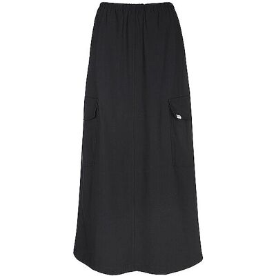 Penn Ink Falda larga negra para mujer - Falda larga Penn Ink Falda larga negra para mujer - Falda larga