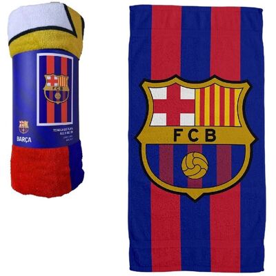 FC Barcelona Strandtuch Blau/Rot - Badetuch FC Barcelona Strandtuch Blau/Rot - Badetuch