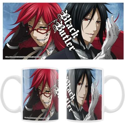 Sakami Merchandise Black Butler Becher Grell Sutcliff & Sebastian Michaelis - Tasse - 320ml Sakami Merchandise Black Butler Becher Grell Sutcliff & Sebastian Michaelis - Tasse - 320ml