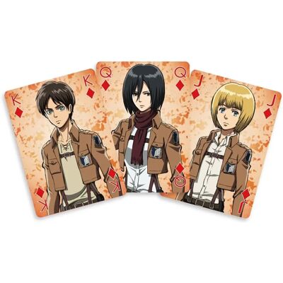 Attack on Titan speelkaarten - Sakami Merchandise - Premium Deck Attack on Titan speelkaarten - Sakami Merchandise - Premium Deck
