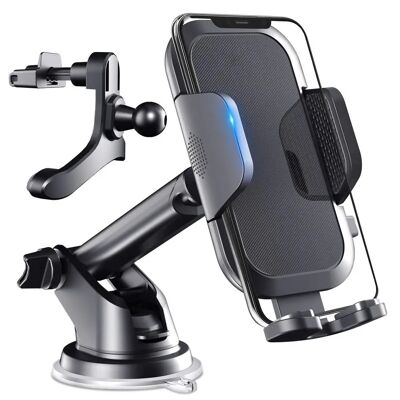 Strex Autohouder voor Telefoon - 360° Draaibaar - Voor Dashboard, Voorruit, Ventilatierooster Strex Autohouder voor Telefoon - 360° Draaibaar - Voor Dashboard, Voorruit, Ventilatierooster
