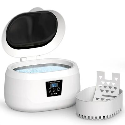 Strex Ultrasoon Reiniger - 600ml, 360°, Sieraden & meer Strex Ultrasoon Reiniger - 600ml, 360°, Sieraden & meer