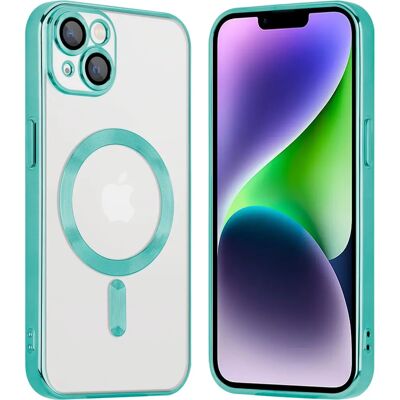 Coverzs - iPhone 14 Plus - Groen - Kamerafdekking - Telefoonthoes Coverzs - iPhone 14 Plus - Groen - Kamerafdekking - Telefoonthoes