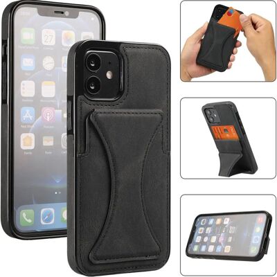 ShieldCase - iPhone 11 - Leder - Pashouder - Telefoonhoes ShieldCase - iPhone 11 - Leder - Pashouder - Telefoonhoes