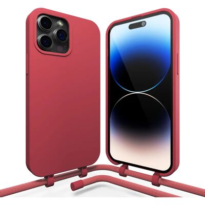 Coverzs - iPhone 14 Pro - Rood - Telefoonhoesje Coverzs - iPhone 14 Pro - Rood - Telefoonhoesje