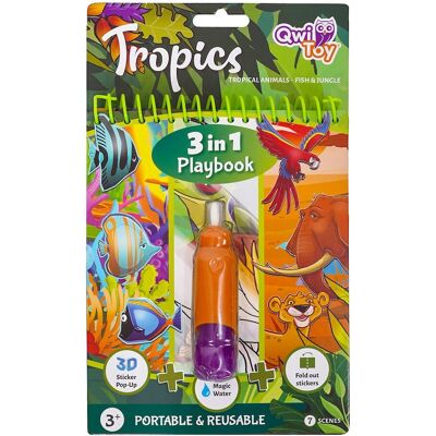 QwiToy 35156 Colouring Book - Tropical Scene QwiToy 35156 Colouring Book - Tropical Scene