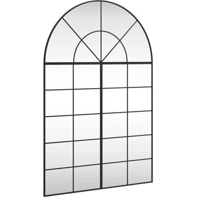 vidaXL Lustro ścienne czarne 100x150 cm - Lustro ścienne vidaXL Lustro ścienne czarne 100x150 cm - Lustro ścienne