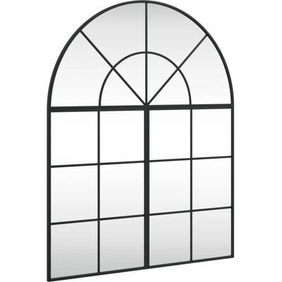 Vidaxl Czarny Żelazny Lustro ścienne 80x100 cm - Vidaxl Vidaxl Czarny Żelazny Lustro ścienne 80x100 cm - Vidaxl