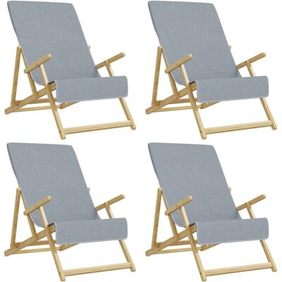 vidaXL Grijze strandhanddoeken 60x135 cm - Strandhanddoeken vidaXL Grijze strandhanddoeken 60x135 cm - Strandhanddoeken