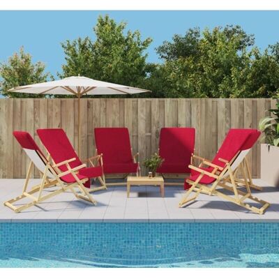 vidaXL Rote 60x135cm Strandtuch - Strandtuch vidaXL Rote 60x135cm Strandtuch - Strandtuch