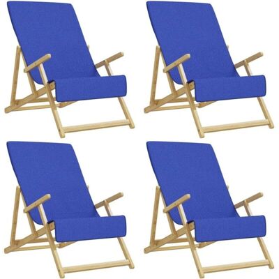 Serviettes de plage bleu royal vidaXL - 4 pcs, 60x135 cm, Séchage rapide - Publicité Serviettes de plage bleu royal vidaXL - 4 pcs, 60x135 cm, Séchage rapide - Publicité