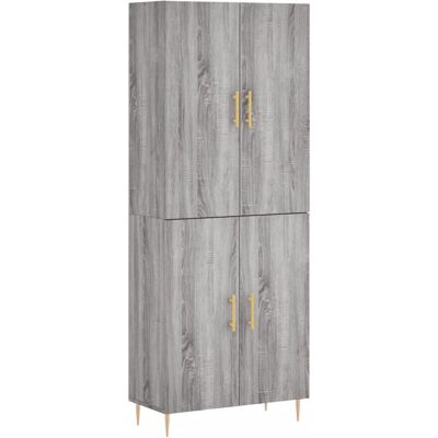 vidaXL Graues Sonoma Sideboard vidaXL Graues Sonoma Sideboard