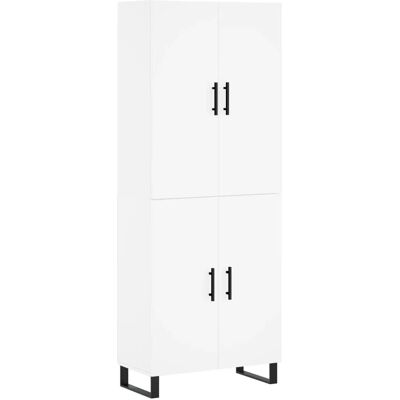 vidaXL Hochboard Weiß 69,5x34x180 cm - Sideboard vidaXL Hochboard Weiß 69,5x34x180 cm - Sideboard