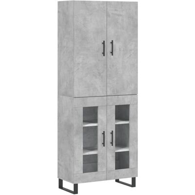 vidaXL Hochschrank Beton Grau 69,5x34x180 cm - Sideboard vidaXL Hochschrank Beton Grau 69,5x34x180 cm - Sideboard