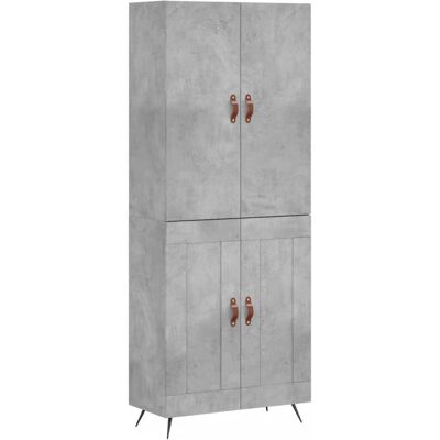 vidaXL Hochboard Beton Grau 69,5x34x180 cm - Wohnzimmer Sideboard vidaXL Hochboard Beton Grau 69,5x34x180 cm - Wohnzimmer Sideboard