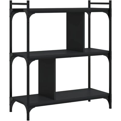 vidaXL 833930 Schwarz 6-Etagen Bücherregal - Wohnzimmer vidaXL 833930 Schwarz 6-Etagen Bücherregal - Wohnzimmer