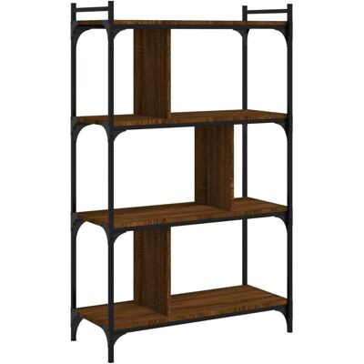 vidaXL Brauner Eichen 6-stöckige Bücherschrank - Wohnzimmermöbel vidaXL Brauner Eichen 6-stöckige Bücherschrank - Wohnzimmermöbel