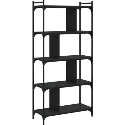 vidaXL 833940 Schwarzes 6-stöckiges Regal - Bücherregal vidaXL 833940 Schwarzes 6-stöckiges Regal - Bücherregal