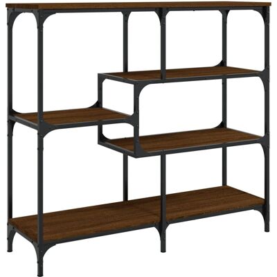 vidaXL Braun Eichen Konsole - Beistelltisch für Flur, Wohnzimmer, 103x32x95 cm vidaXL Braun Eichen Konsole - Beistelltisch für Flur, Wohnzimmer, 103x32x95 cm