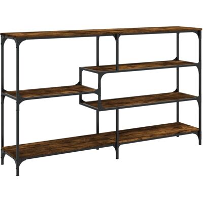 vidaXL Konsolipöytä savustettua tammea 160x32x95 cm Insinööripuuta - Konsolipöytä vidaXL Konsolipöytä savustettua tammea 160x32x95 cm Insinööripuuta - Konsolipöytä