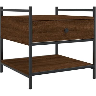 vidaXL Couchtisch Eiche Braun - Beistelltisch vidaXL Couchtisch Eiche Braun - Beistelltisch