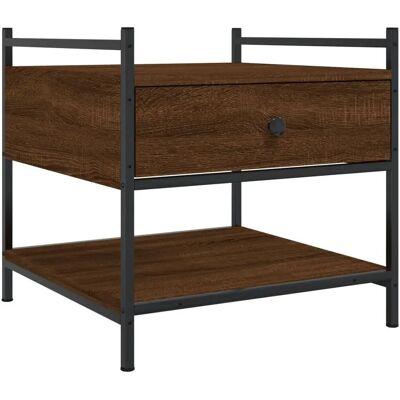 vidaXL Couchtisch Eiche Braun - Beistelltisch vidaXL Couchtisch Eiche Braun - Beistelltisch