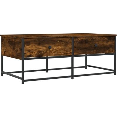 vidaXL Schwarzer Engineered Holz Couchtisch - 100x51x40 cm vidaXL Schwarzer Engineered Holz Couchtisch - 100x51x40 cm