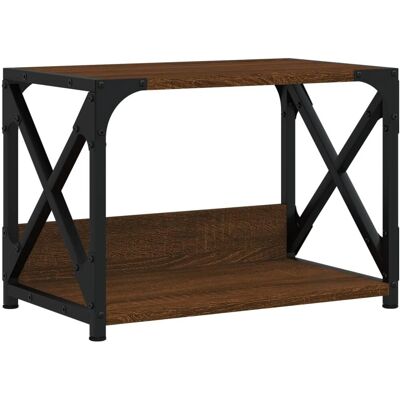 vidaXL Druckerständer Schreibtisch Organizer 2-stufig Eiche - Druckerständer vidaXL Druckerständer Schreibtisch Organizer 2-stufig Eiche - Druckerständer