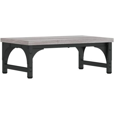 vidaXL Harmaa Sonoma Näyttöjalusta 37x23x14 cm Vaneripuu - Näyttöjalusta vidaXL Harmaa Sonoma Näyttöjalusta 37x23x14 cm Vaneripuu - Näyttöjalusta