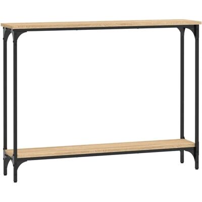 vidaXL Table Console Chêne Sonoma - 100x22,5x75 cm - Table d'appoint - Publicité vidaXL Table Console Chêne Sonoma - 100x22,5x75 cm - Table d'appoint - Publicité