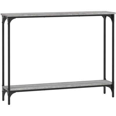vidaXL Konsole Tisch Grau Sonoma 100x22,5x75 cm Engineered Wood - Beistelltisch vidaXL Konsole Tisch Grau Sonoma 100x22,5x75 cm Engineered Wood - Beistelltisch