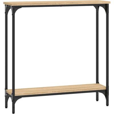 vidaXL Konsoletisch Sonoma Eiche 75x22.5x75 cm - Beistelltisch vidaXL Konsoletisch Sonoma Eiche 75x22.5x75 cm - Beistelltisch