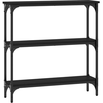 vidaXL 834030 Schwarze engineered Holz Konsole - Beistelltisch vidaXL 834030 Schwarze engineered Holz Konsole - Beistelltisch