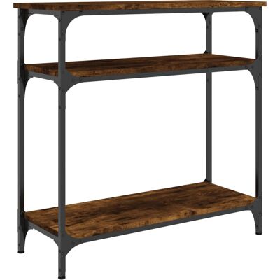 vidaXL Konsole Tisch Geräuchert Eiche 100x29x75 cm - Beistelltisch, Sekretär vidaXL Konsole Tisch Geräuchert Eiche 100x29x75 cm - Beistelltisch, Sekretär