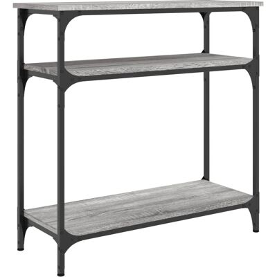 vidaXL Console Tafel Grijs Sonoma 75x29x75 cm Engineered Wood - Console Tafel vidaXL Console Tafel Grijs Sonoma 75x29x75 cm Engineered Wood - Console Tafel