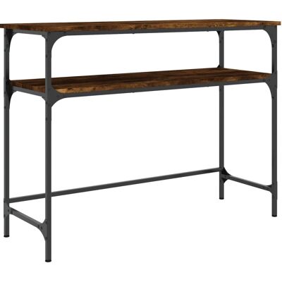 vidaXL 834047 Kaffee Beistelltisch Rauch Eiche - Beistelltisch vidaXL 834047 Kaffee Beistelltisch Rauch Eiche - Beistelltisch