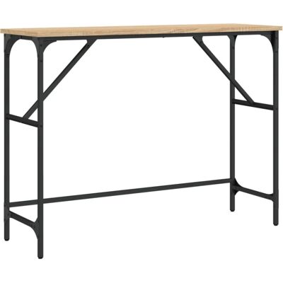 vidaXL Sonoma Eichen 100x32x75cm Konsole - Beistelltisch - Flurständer - Couch-Tisch - Spanplatte vidaXL Sonoma Eichen 100x32x75cm Konsole - Beistelltisch - Flurständer - Couch-Tisch - Spanplatte