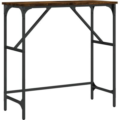 vidaXL Räuchereiche Konsoletisch - Beistelltisch für Flur & Wohnzimmer vidaXL Räuchereiche Konsoletisch - Beistelltisch für Flur & Wohnzimmer