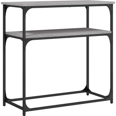 vidaXL Graues Sonoma Konsole 100x35.5x75 cm - Beistelltisch vidaXL Graues Sonoma Konsole 100x35.5x75 cm - Beistelltisch