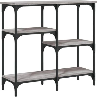 vidaXL Sonoma Grey Console Table - End Table - Hallway Stand - 80x29x75 cm vidaXL Sonoma Grey Console Table - End Table - Hallway Stand - 80x29x75 cm