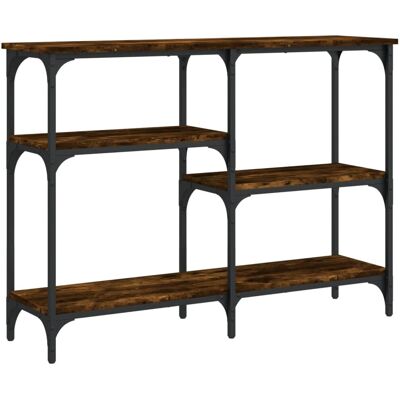 vidaXL 834087 Rauch-Eiche Konsole - Kaffee Beistelltisch Endtisch vidaXL 834087 Rauch-Eiche Konsole - Kaffee Beistelltisch Endtisch