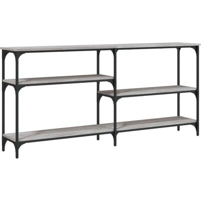 vidaXL Graues Sonoma Konsolentisch 160x29x75 cm - Konsole vidaXL Graues Sonoma Konsolentisch 160x29x75 cm - Konsole