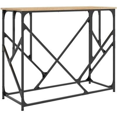 vidaXL Sonoma Eichen Konsole - 100x40x80 cm - Engineered Wood vidaXL Sonoma Eichen Konsole - 100x40x80 cm - Engineered Wood