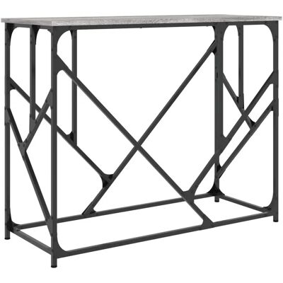 vidaXL Grauer Sonoma Konsolentisch 100x40x80 cm - Beistelltisch vidaXL Grauer Sonoma Konsolentisch 100x40x80 cm - Beistelltisch