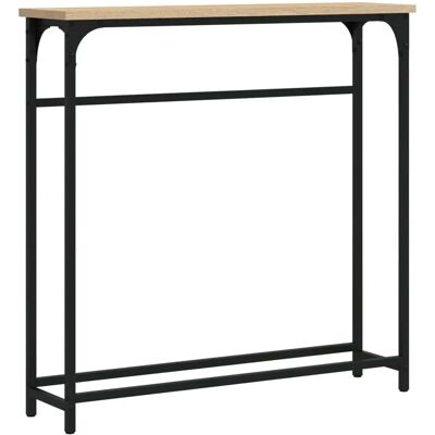 vidaXL Console Tafel Sonoma Eik - Engineered Wood - 75x19.5x75 cm vidaXL Console Tafel Sonoma Eik - Engineered Wood - 75x19.5x75 cm