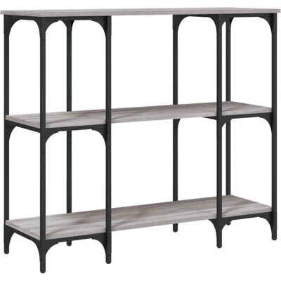 vidaXL Konsole Tisch Grau Sonoma 102x35x90 cm - Beistelltisch vidaXL Konsole Tisch Grau Sonoma 102x35x90 cm - Beistelltisch