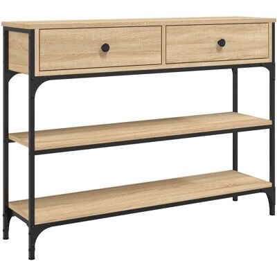 vidaXL Table Console Chêne Sonoma 100x25x75 cm - Table Console vidaXL Table Console Chêne Sonoma 100x25x75 cm - Table Console