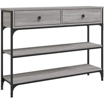 vidaXL 834183 Table Console Sonoma Grise - Table d'Appoint vidaXL 834183 Table Console Sonoma Grise - Table d'Appoint